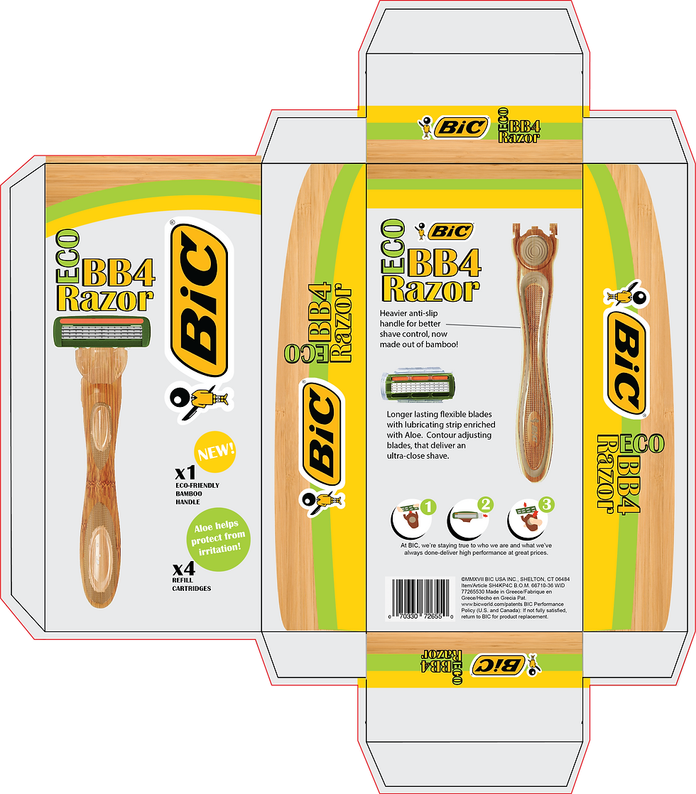 Bic ECO BB4 Razor Packaging