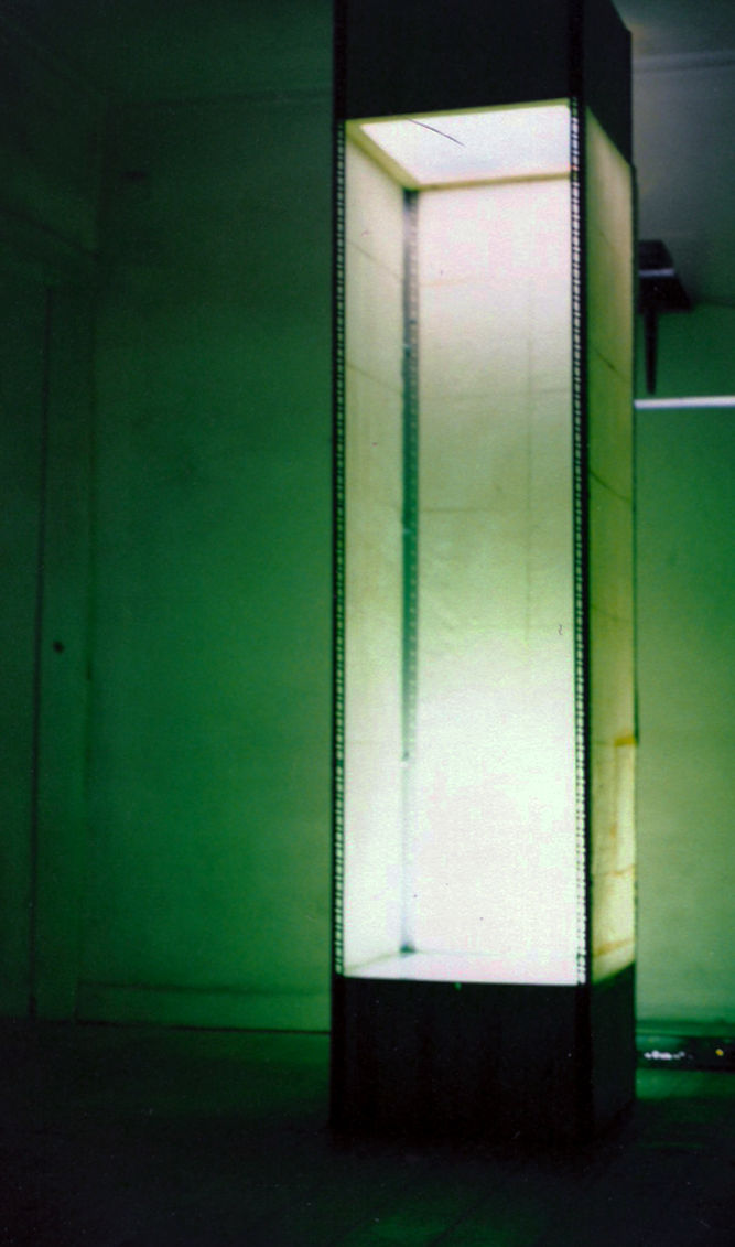 Between the sky and the earth 1999 sculpture with video installation