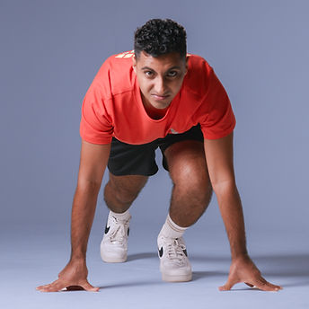 Man about to run to improve cardiac and respiratory health