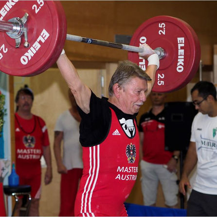 Masters-Gewichtheber auch in der Krise stark