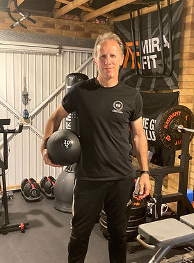 Mark with 10kg slam ball.