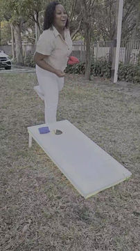 Thumbnail: LED Lighted Solid Acrylic Cornhole