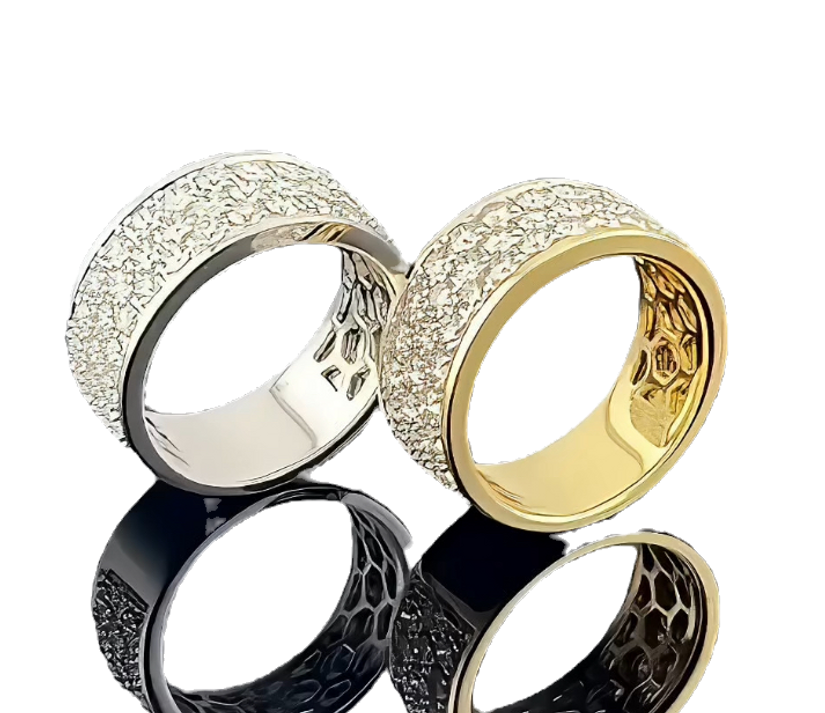 MENS WEDDING BAND 14KT GOLD