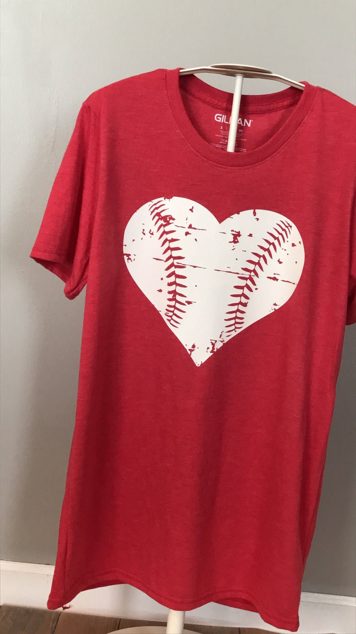 Baseball Heart Tee