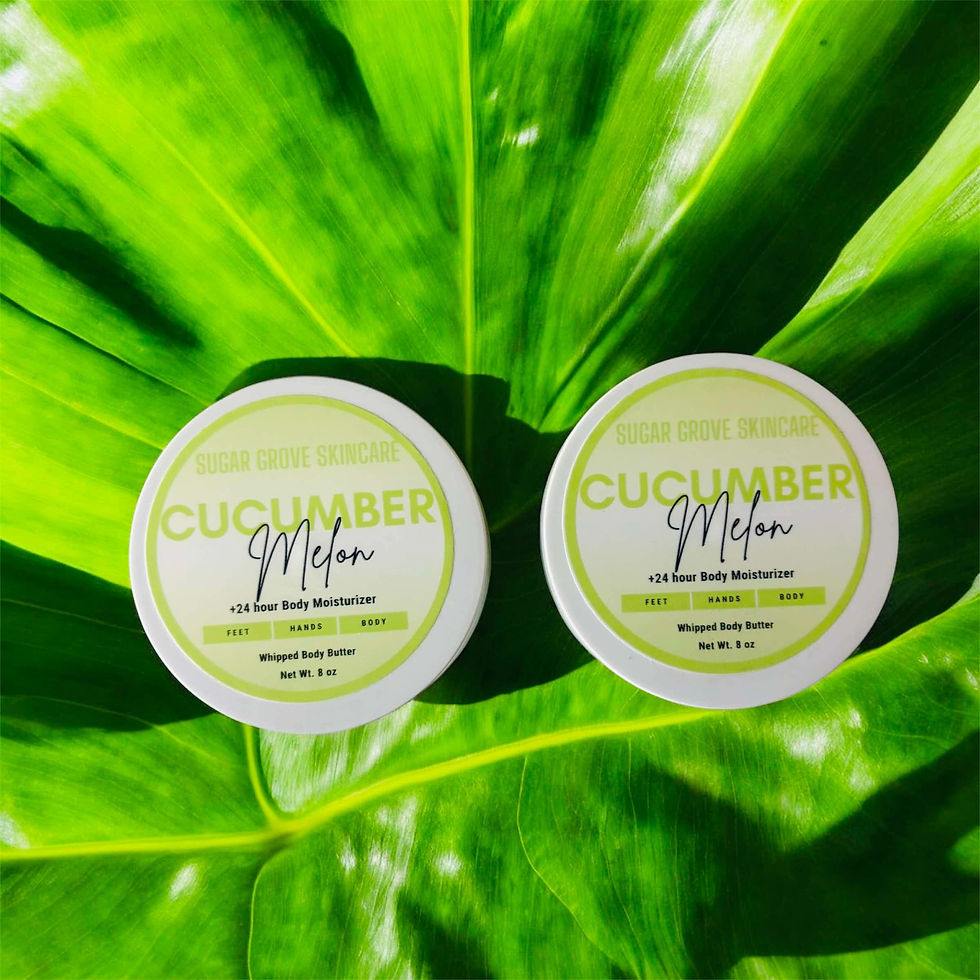 Thumbnail: Cucumber Melon Whipper Body Butter & Foaming Sugar Scrub Set