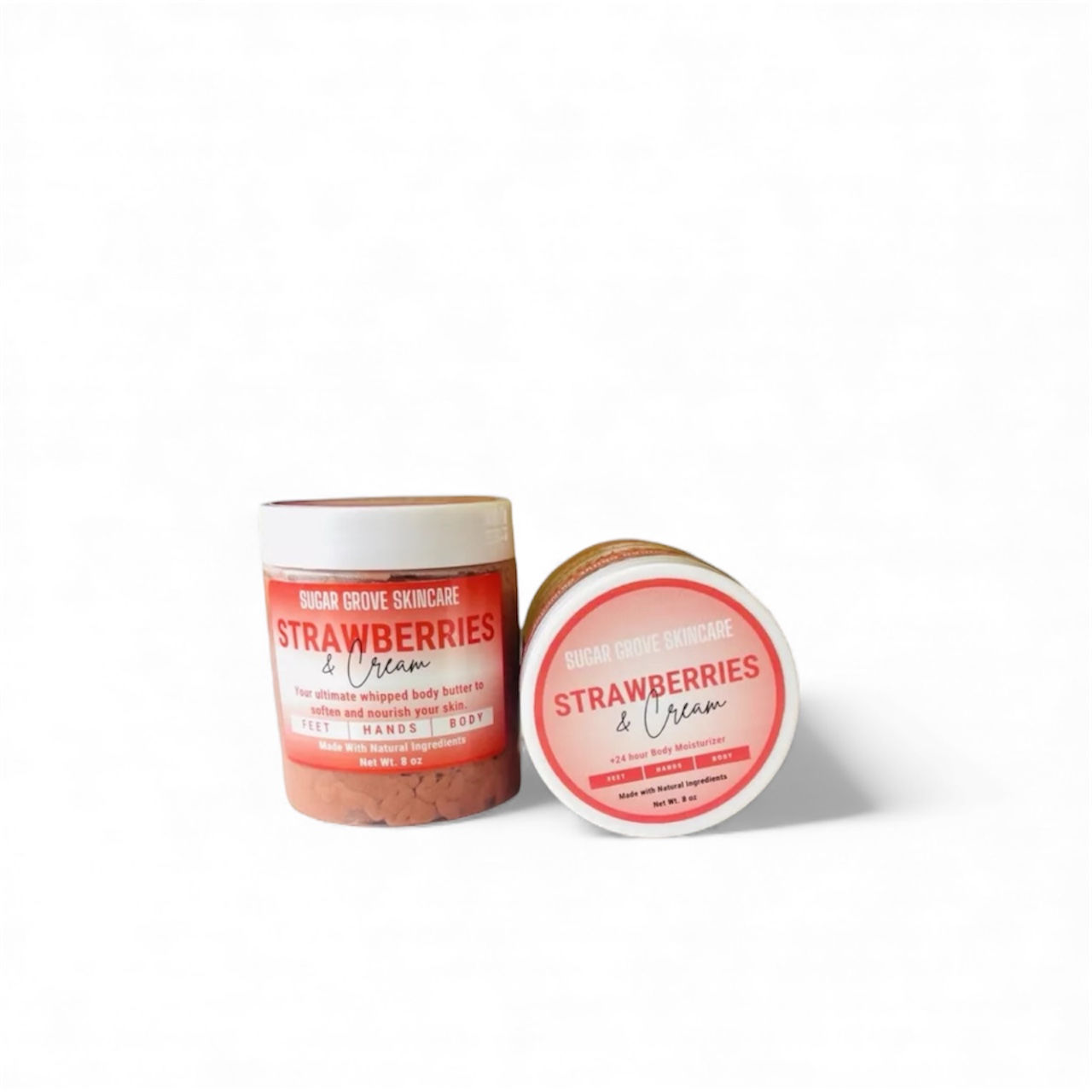 8 oz Strawberries & Cream Whipped Body Butter