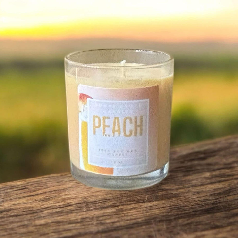 Thumbnail: 10 oz Peach Bellini Single Wick Candle