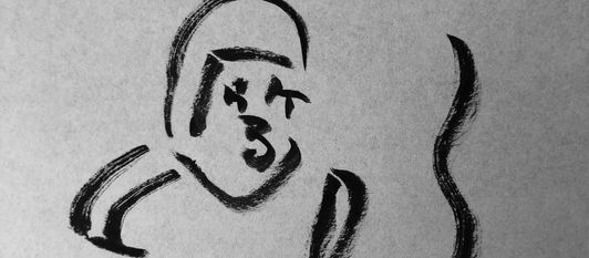 画面の人。