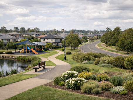 Kellyville Sydney residential street modern family homes