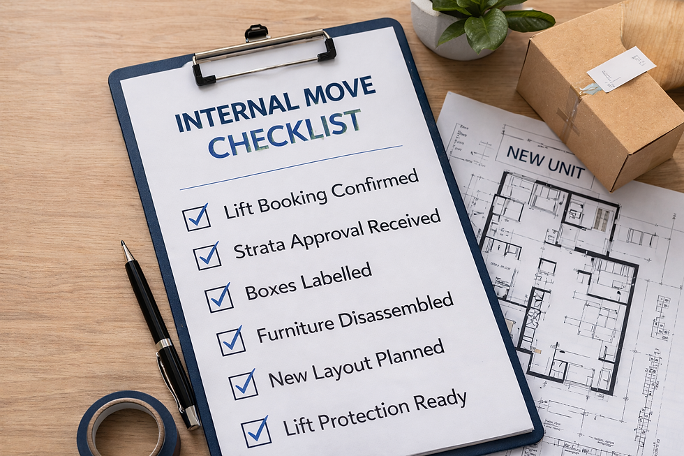 Moving Within the Same Apartment Complex (Sydney Guide)