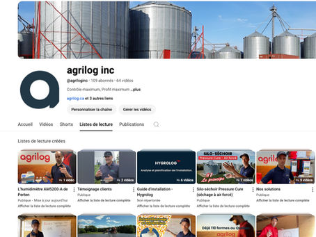 Agrilog vous ouvre les portes de son savoir grâce à YouTube