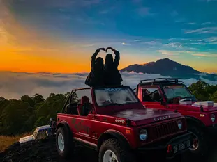 Bali activities Mount Batur Sunrise jeep tour