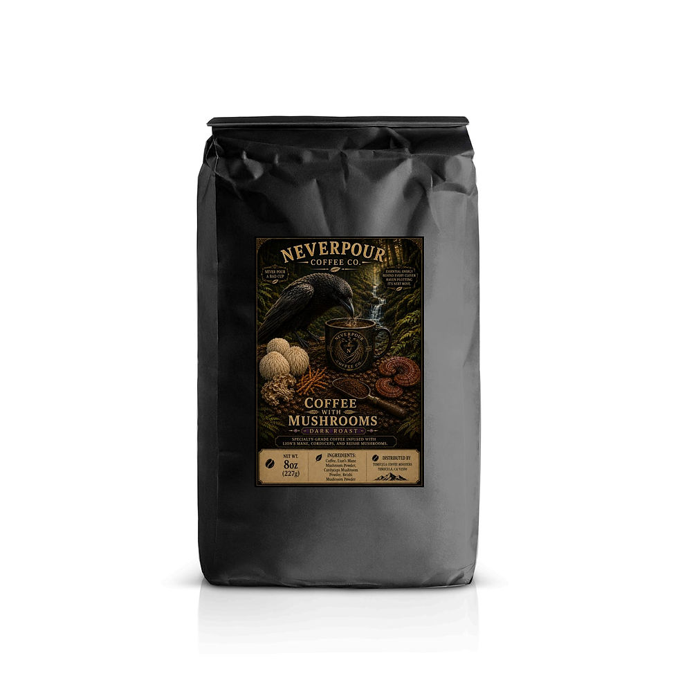 Coffee with mushrooms