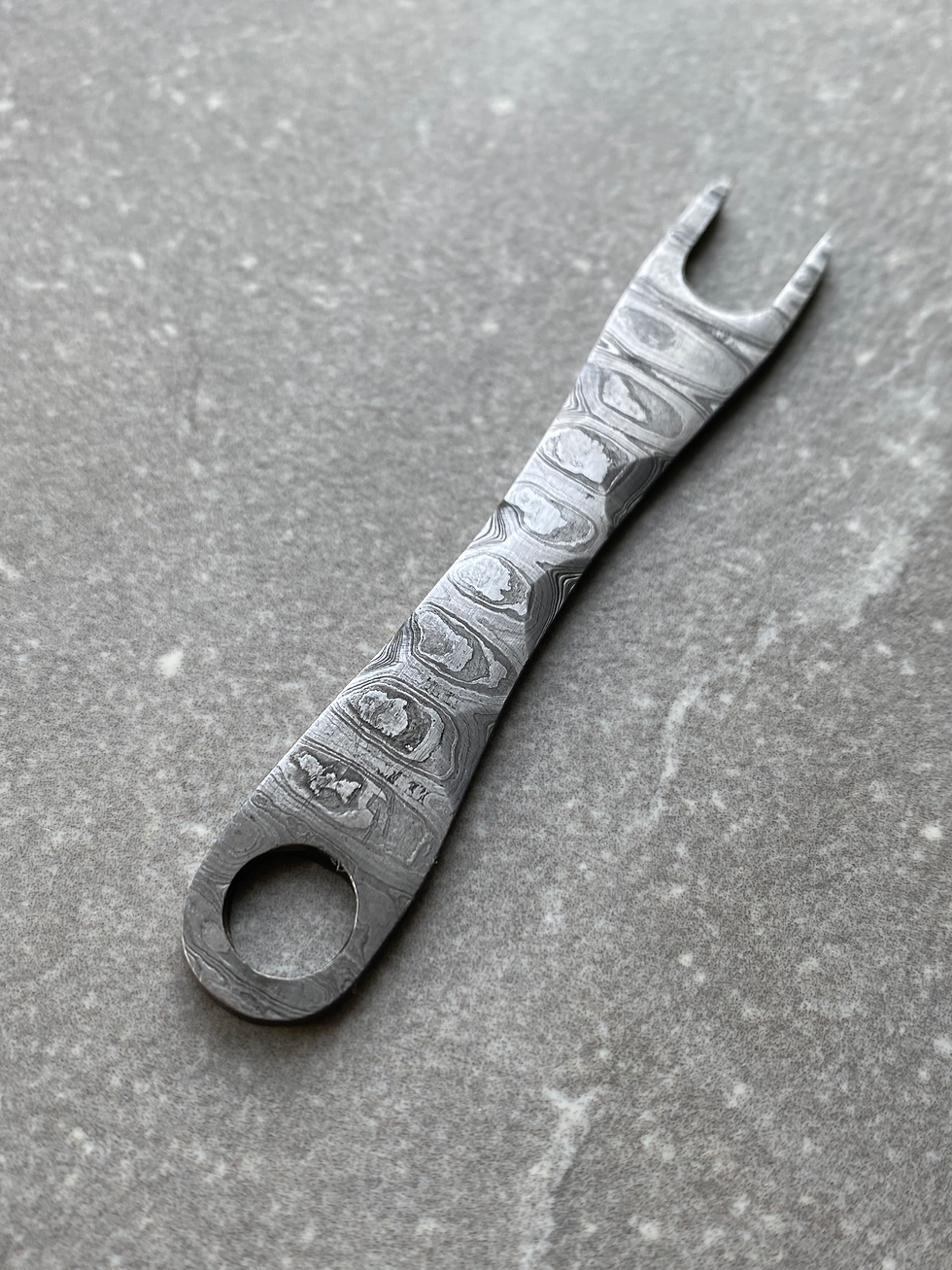 Thumbnail: BUBA DESIGN damask fries fork with two prongs