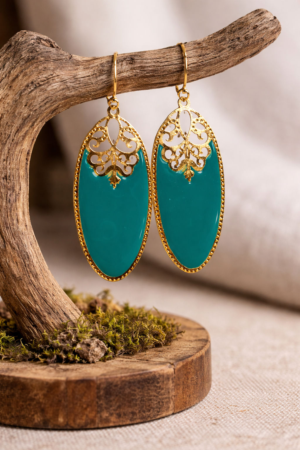 Ornate Filigree Dangle Earrings