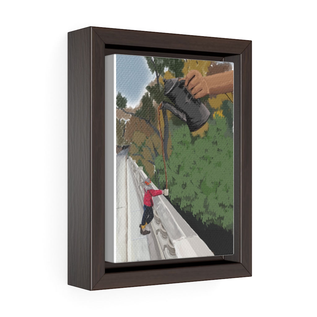 Vertical Framed Premium Gallery Wrap Canvas