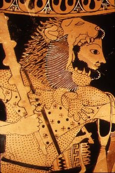 Herakles (Hercules) wearing Nemean Lion Skin