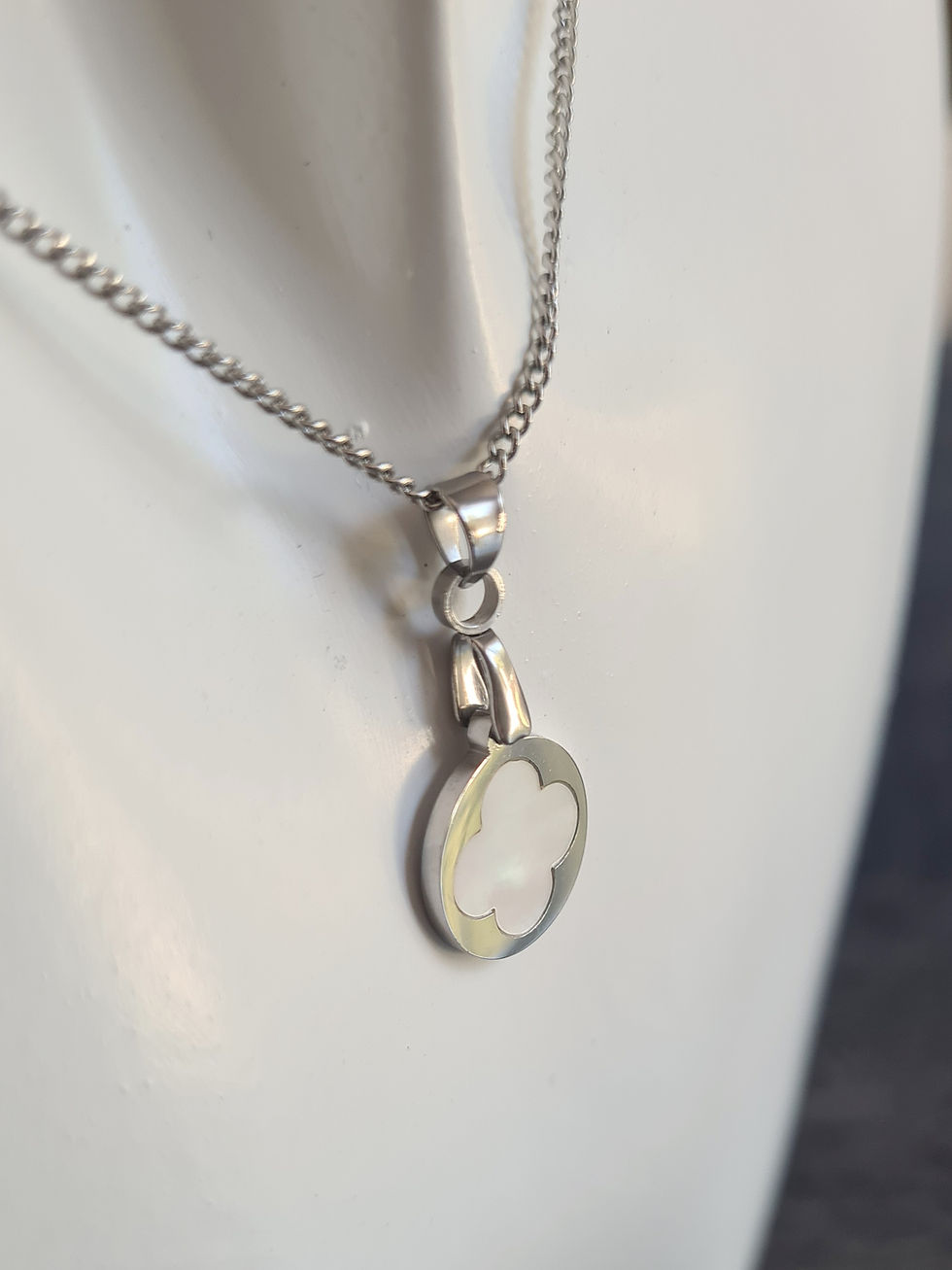 Miniature : Collier trèfle "Eclat de Chance"