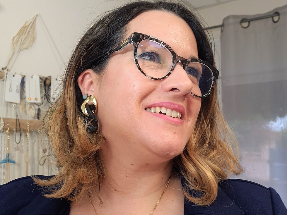Miniature : boucles d'oreilles black gold