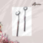Boucles d'Oreilles Facettes - Quartz Rose