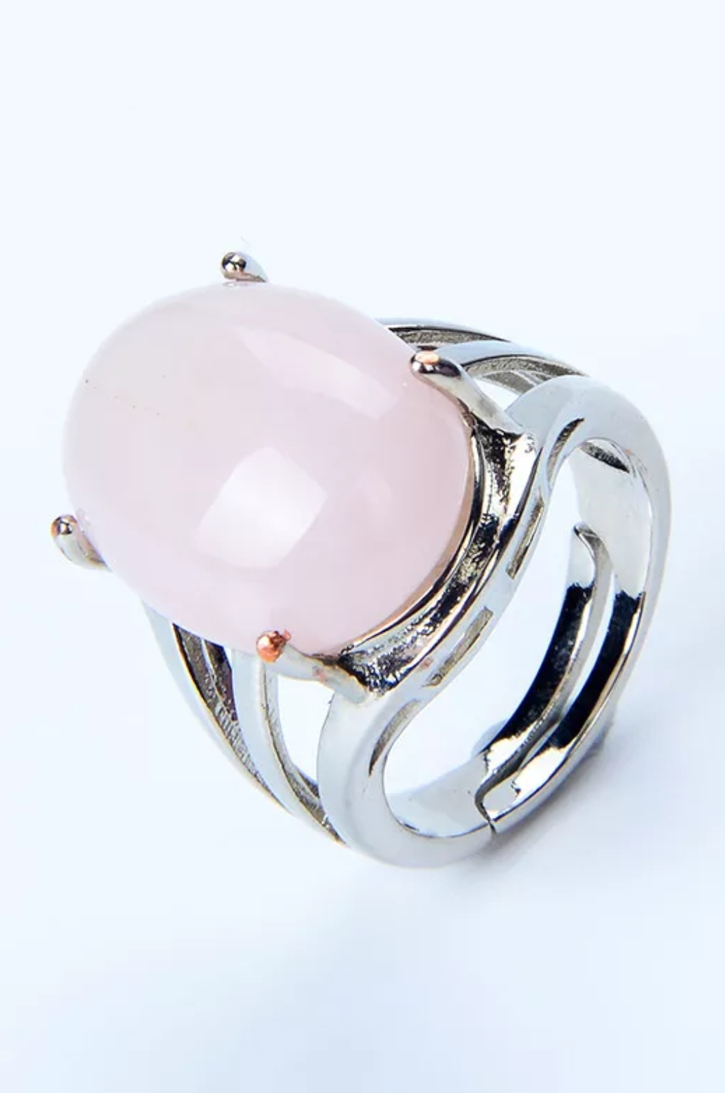 bague quartz rose