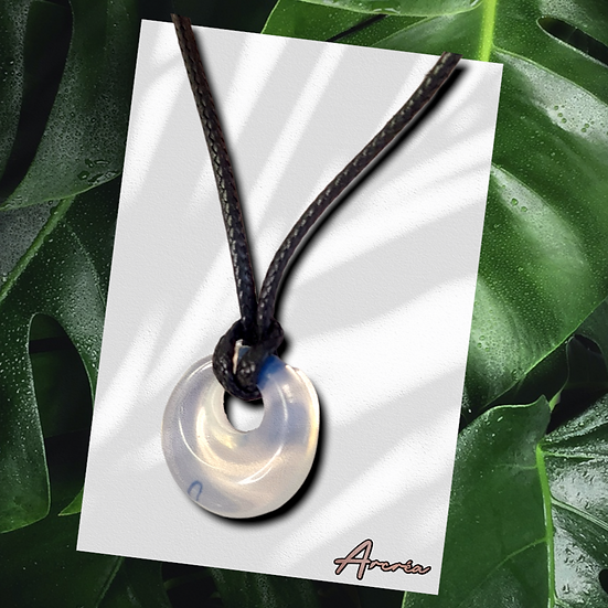 Pendentif Donut Opale