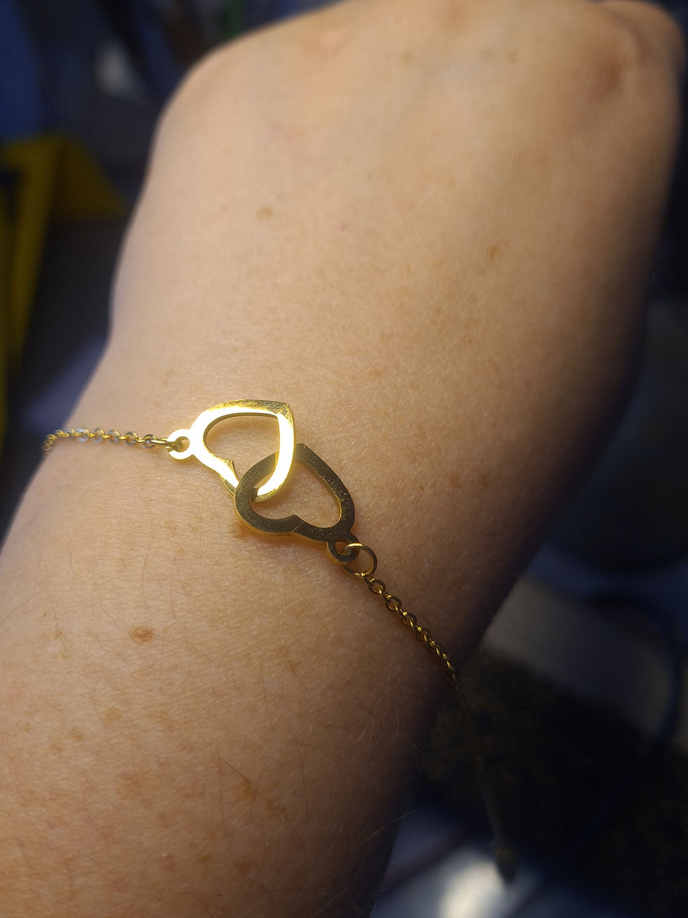 Thumbnail: Bracelet double coeur