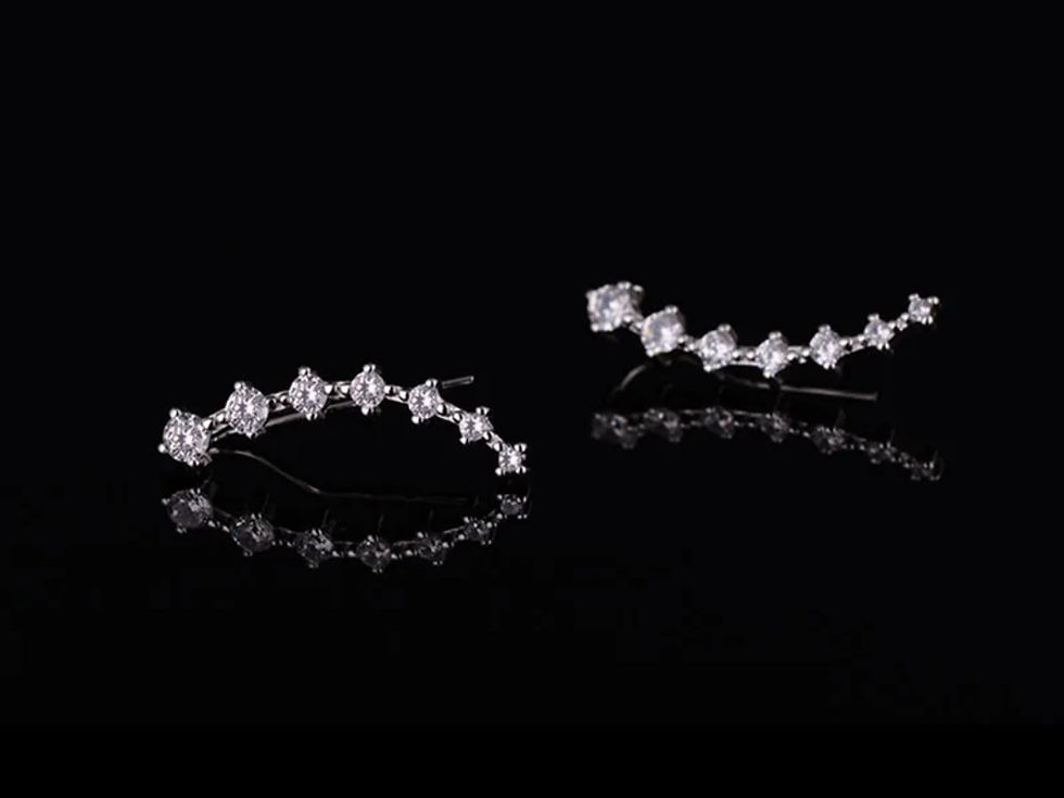 Miniatura: Boucles d'Oreilles "7 étoiles"