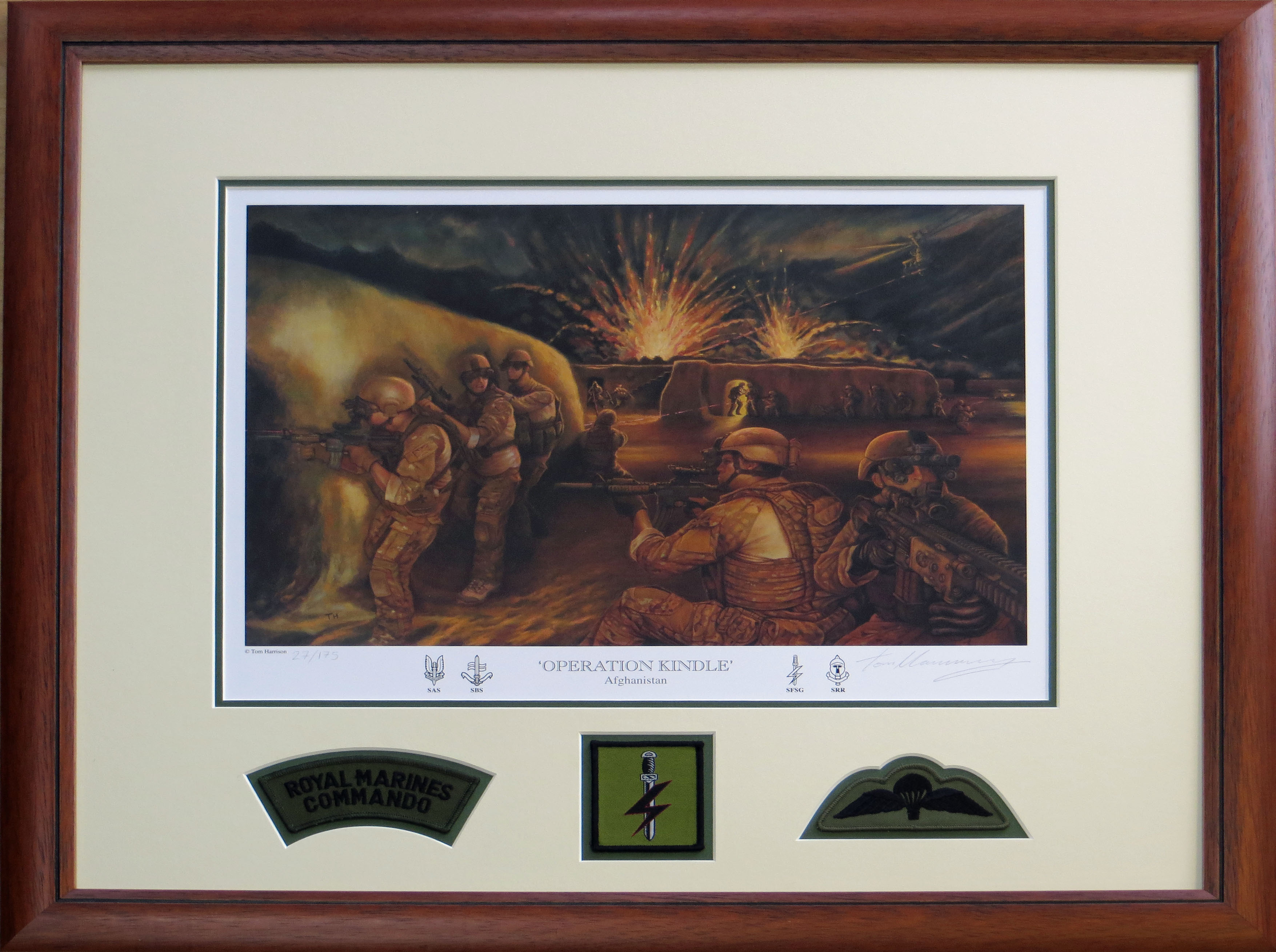 Operation Kindle with SFSG Insignia.