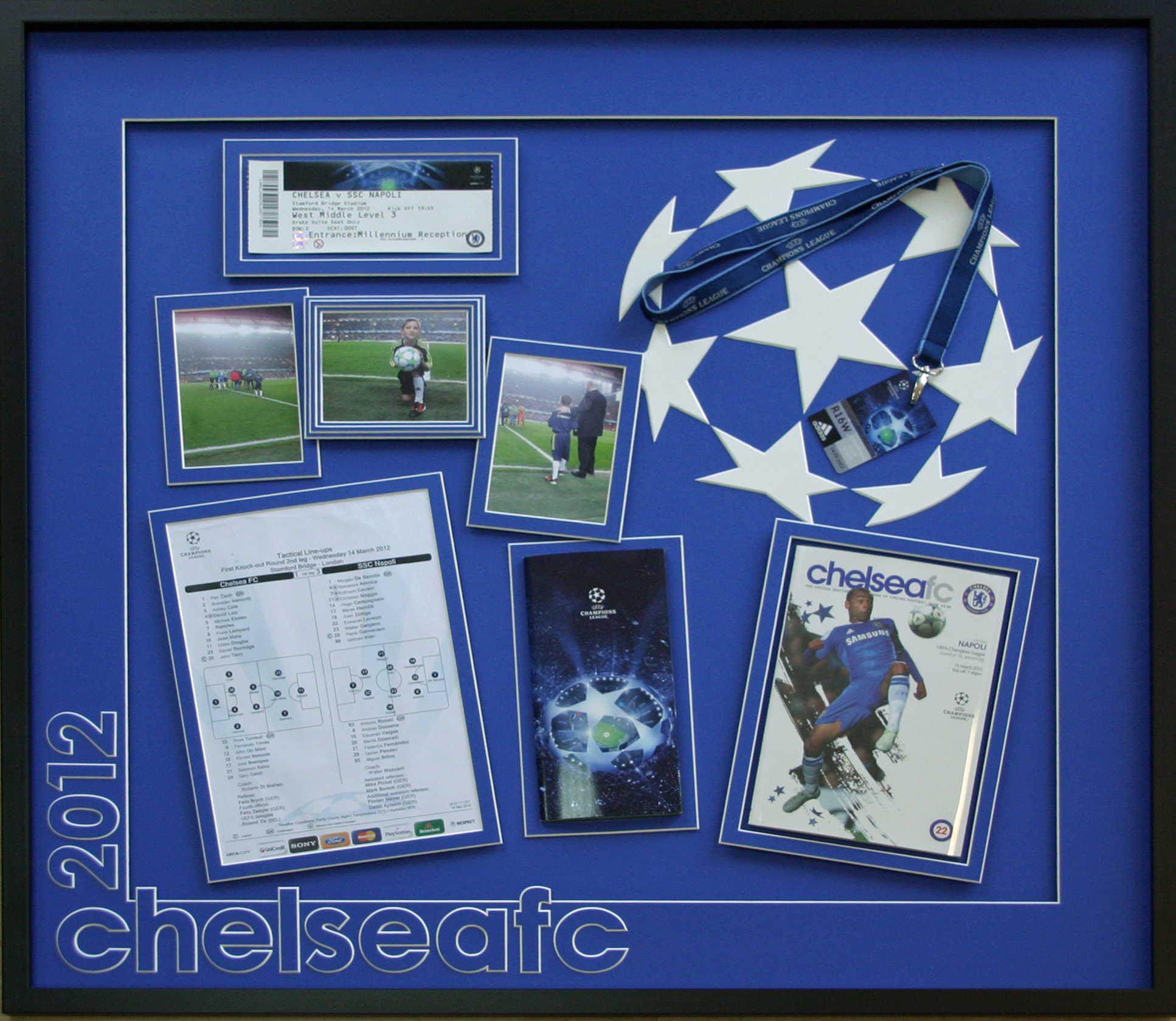 Chelsea FC Mascot Memorabilia.