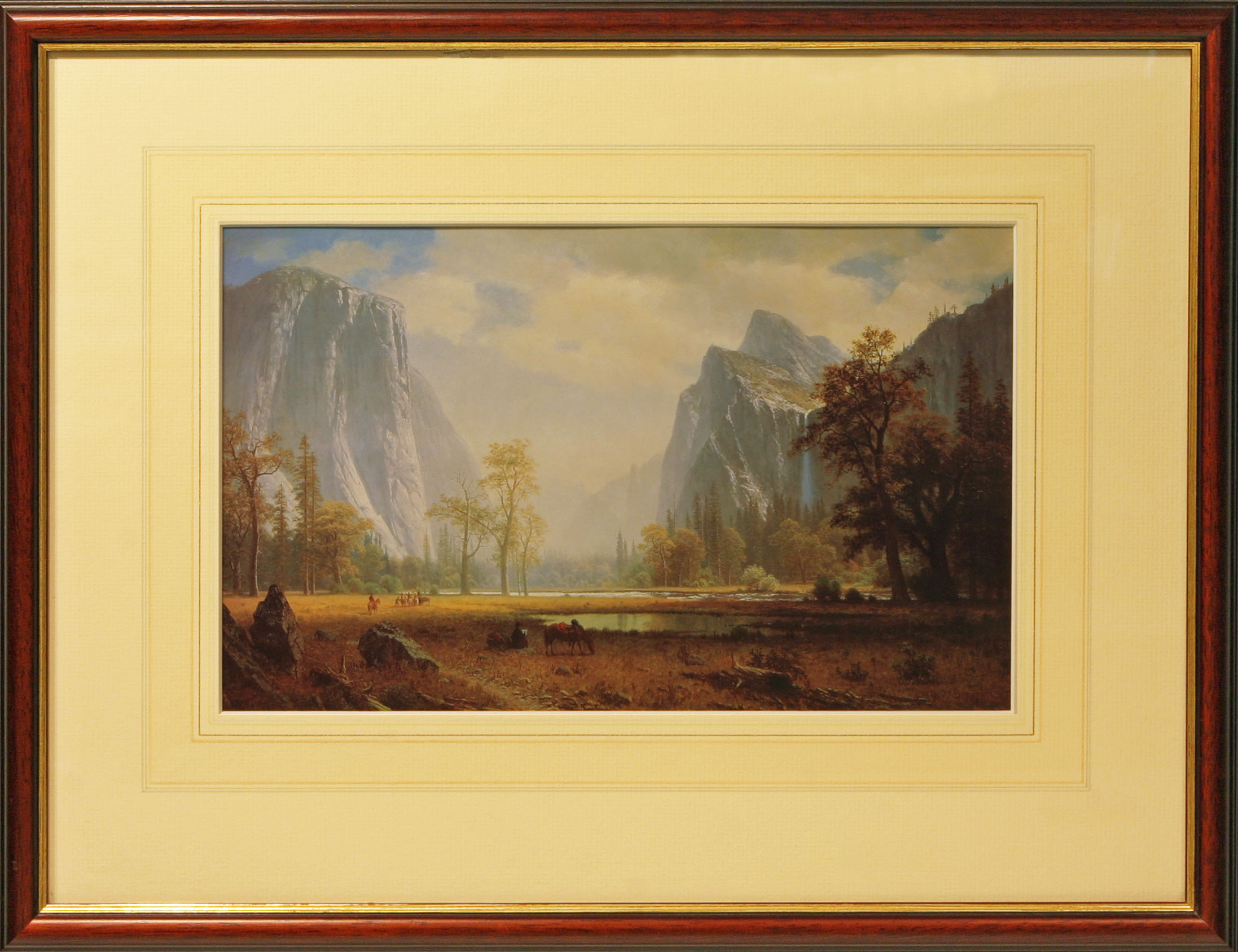 Bierstadt Print Line and Wash Mount