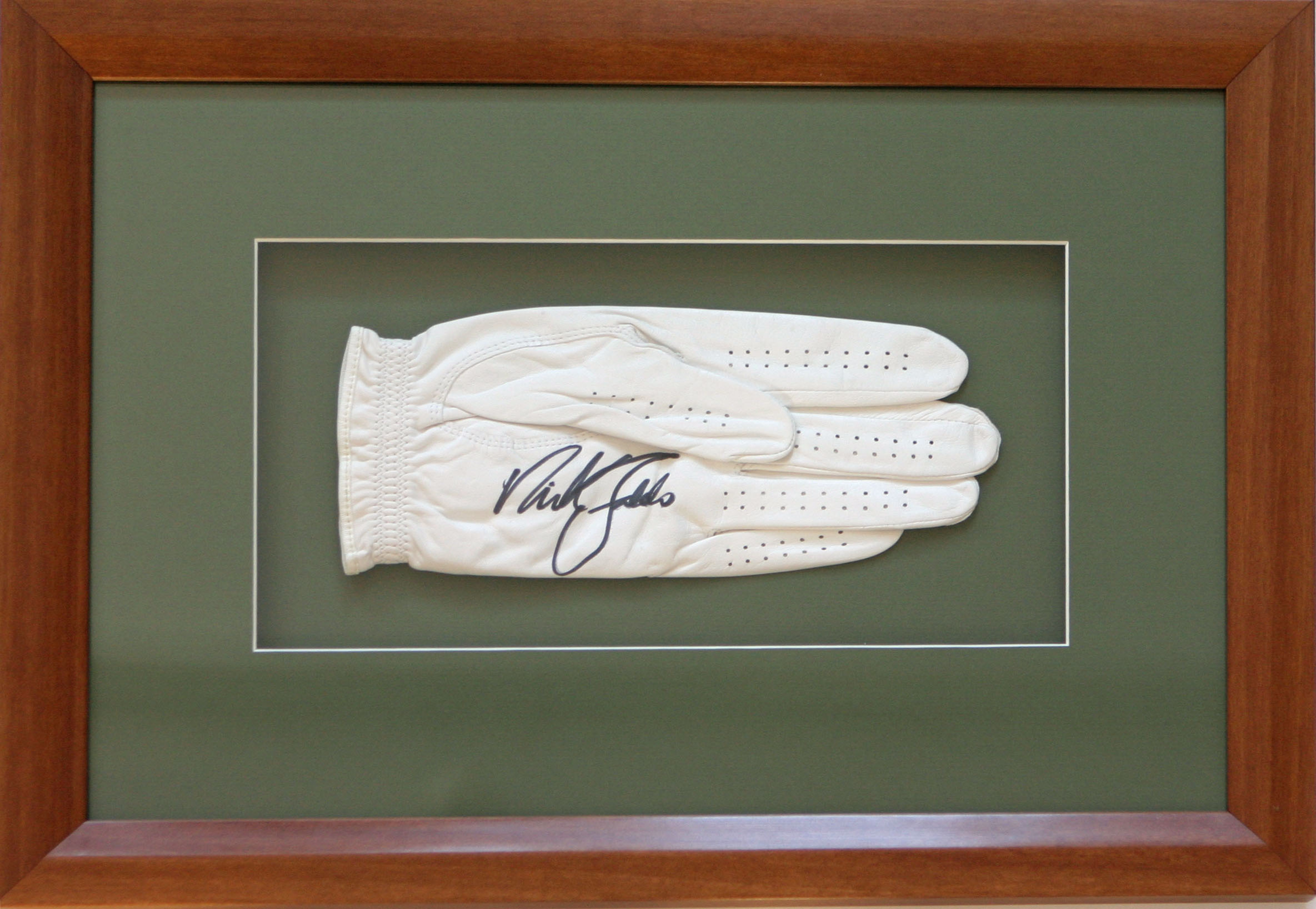 Nick Faldo Signed Glove.