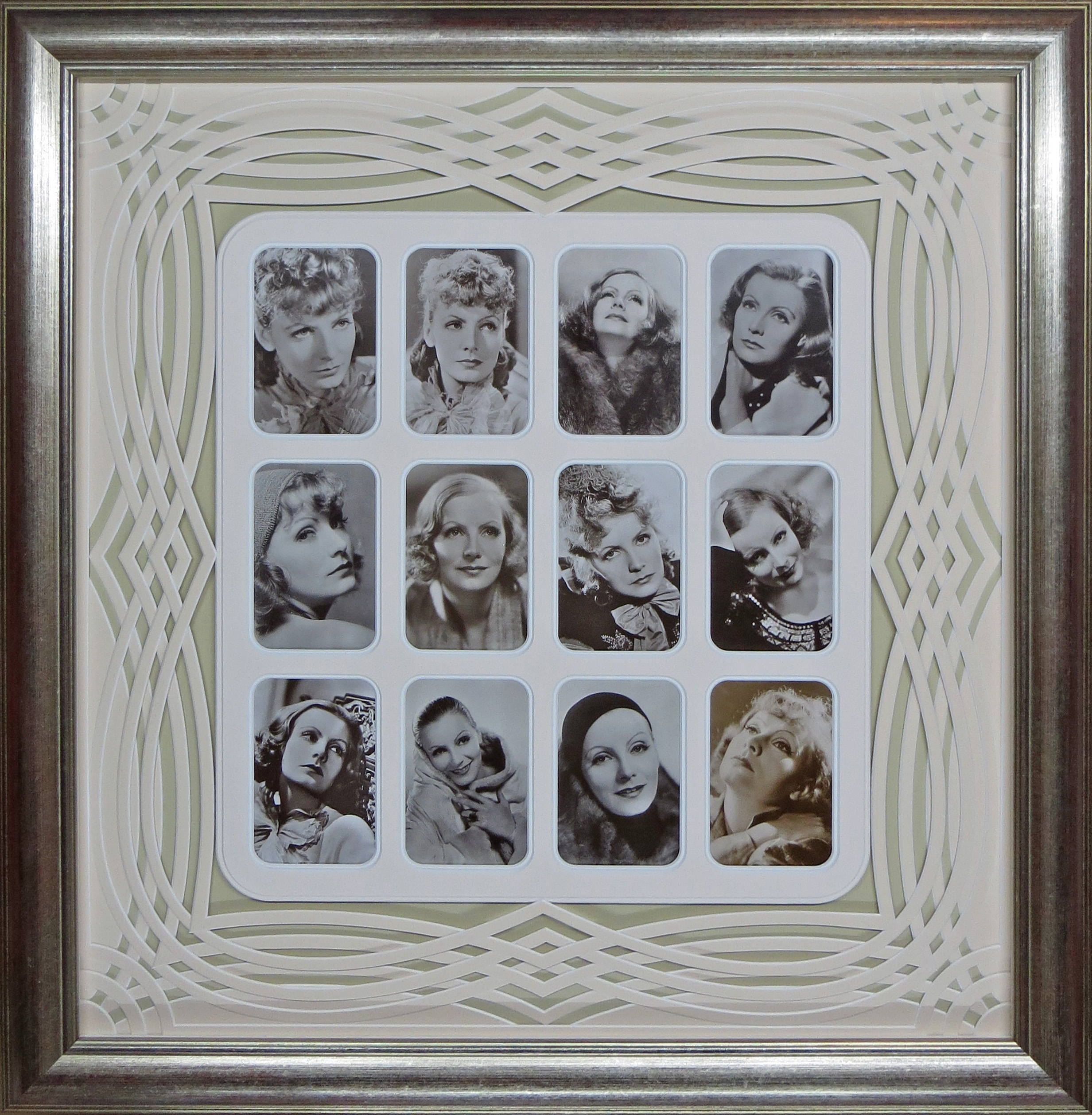 Greta Garbo Art Deco Mount.