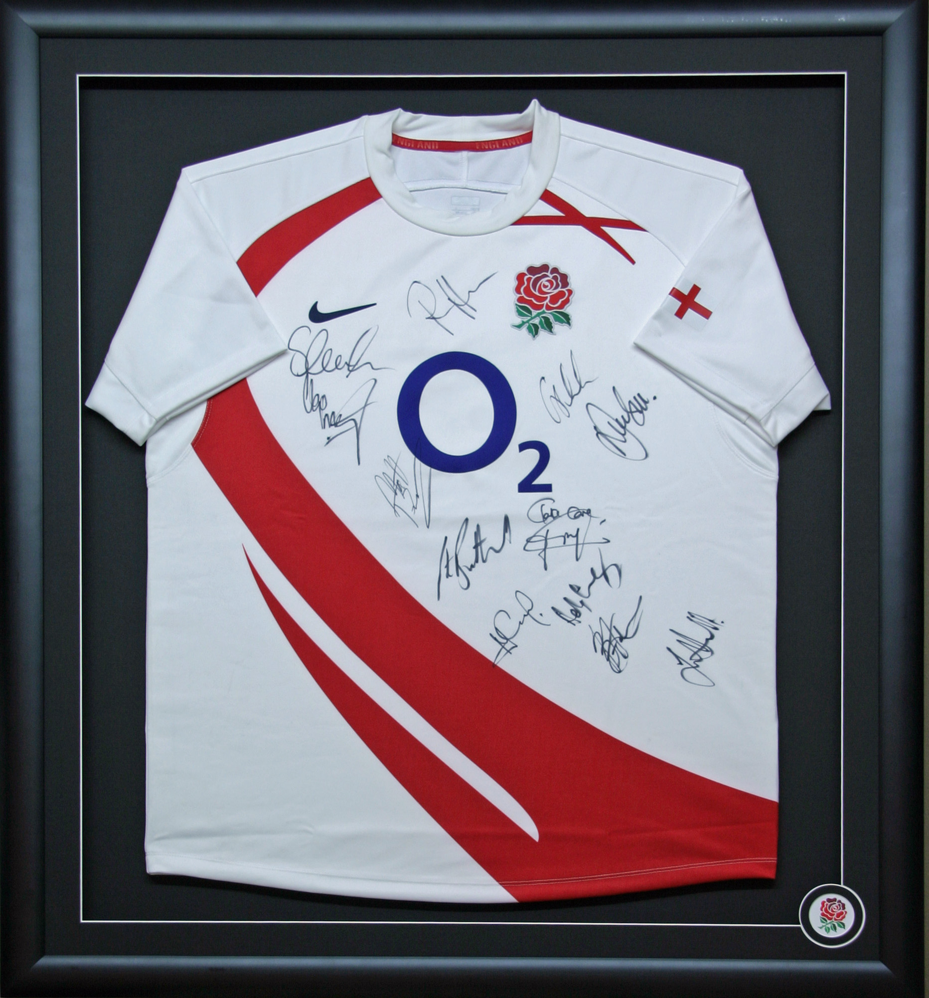 England Rugby Shirt with Logo.
