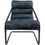 Thumbnail: Jackson Top Grain Leather Accent Chair Blue - CH