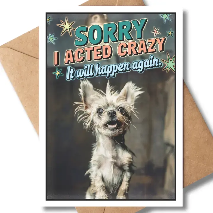Apology Card (Funny)