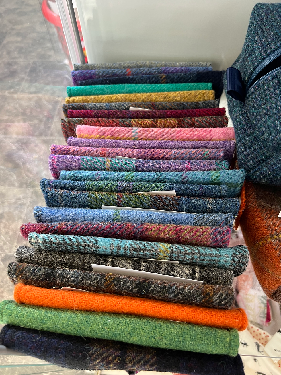 Thumbnail: Harris Tweed Glasses Case