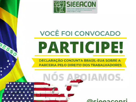 Declaração Conjunta Brasil-EUA sobre a Parceria pelo Direito dos Trabalhadores