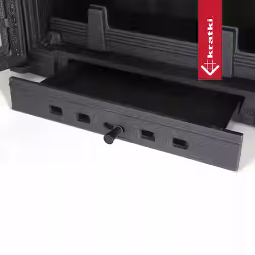 Miniatura: Camino a legna in ghisa KRATKI ANTEK Deco 10 kW Ø 180