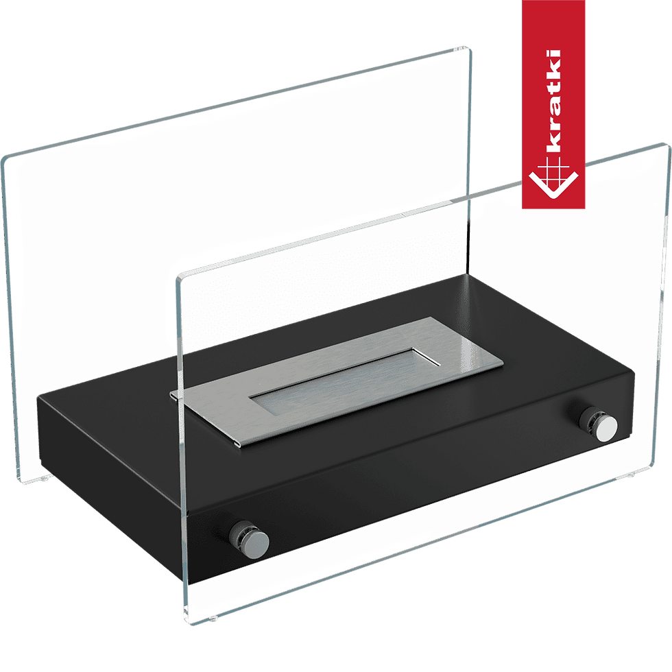 Thumbnail: Biocamino da terra HOTEL MINI TÜV nero