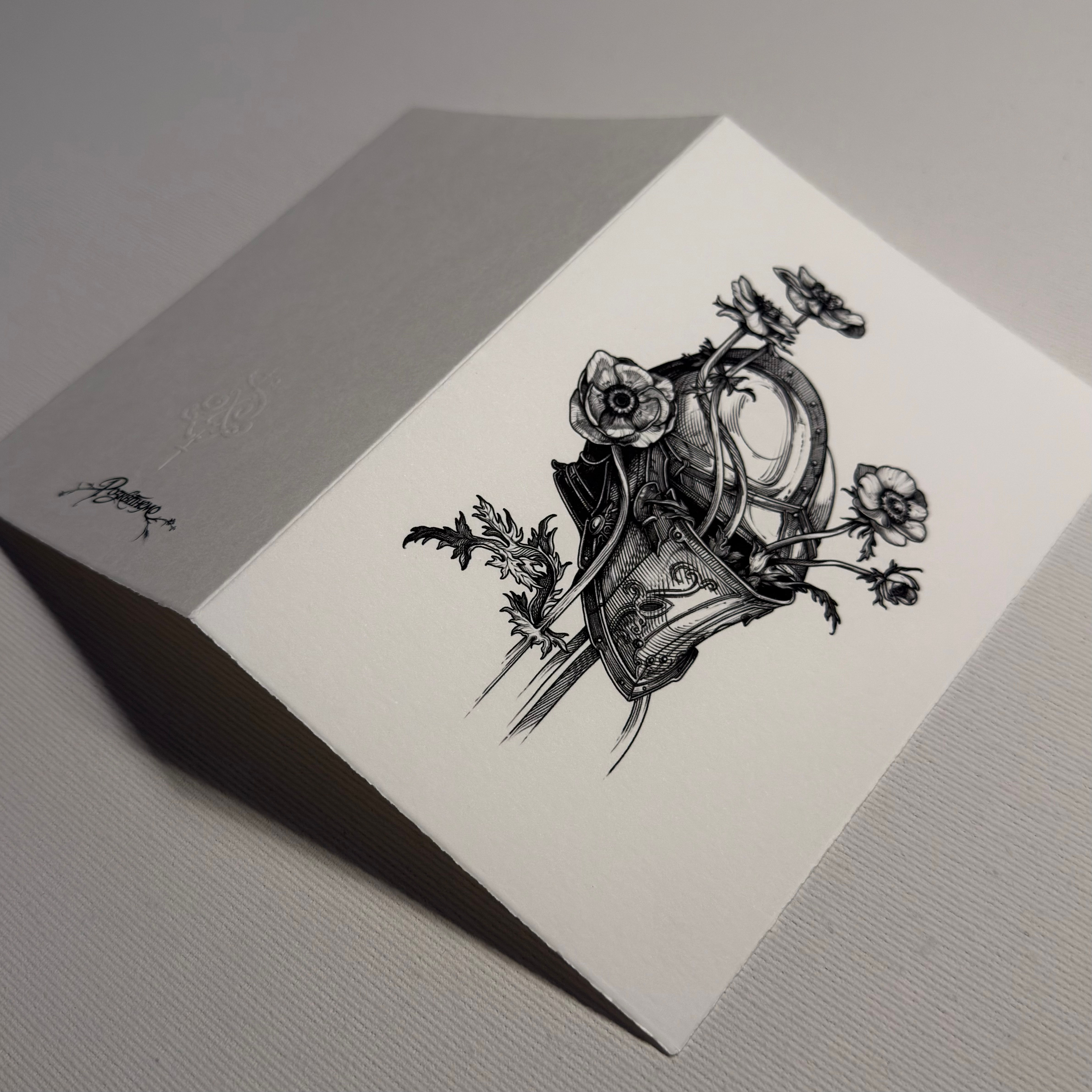 FALLEN postcard