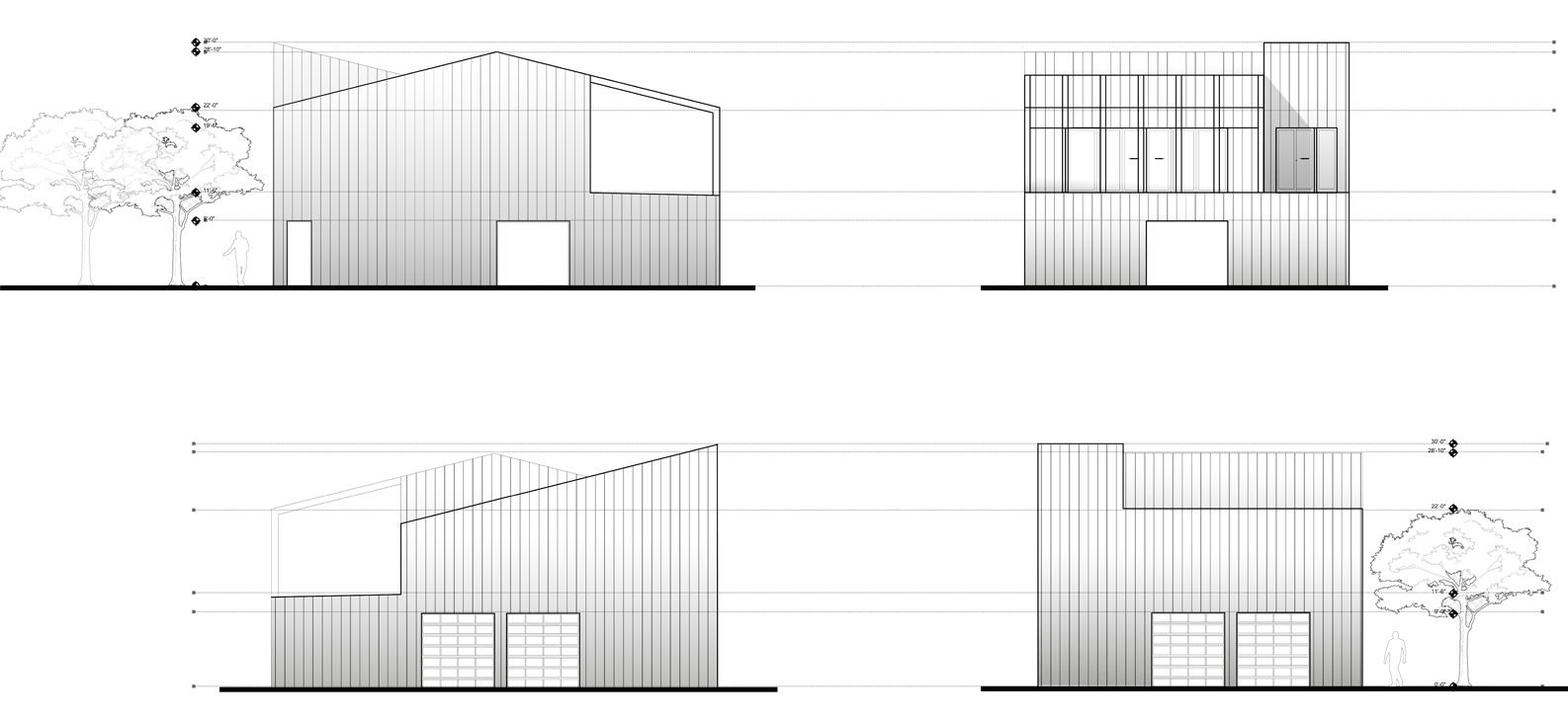 The project by Arkitek is a new studio building located on Normal Avenue in Ashland, Oregon. The structure consists of a pre-engineered metal building system with a partial second-floor mezzanine in addition to the main level floor area.