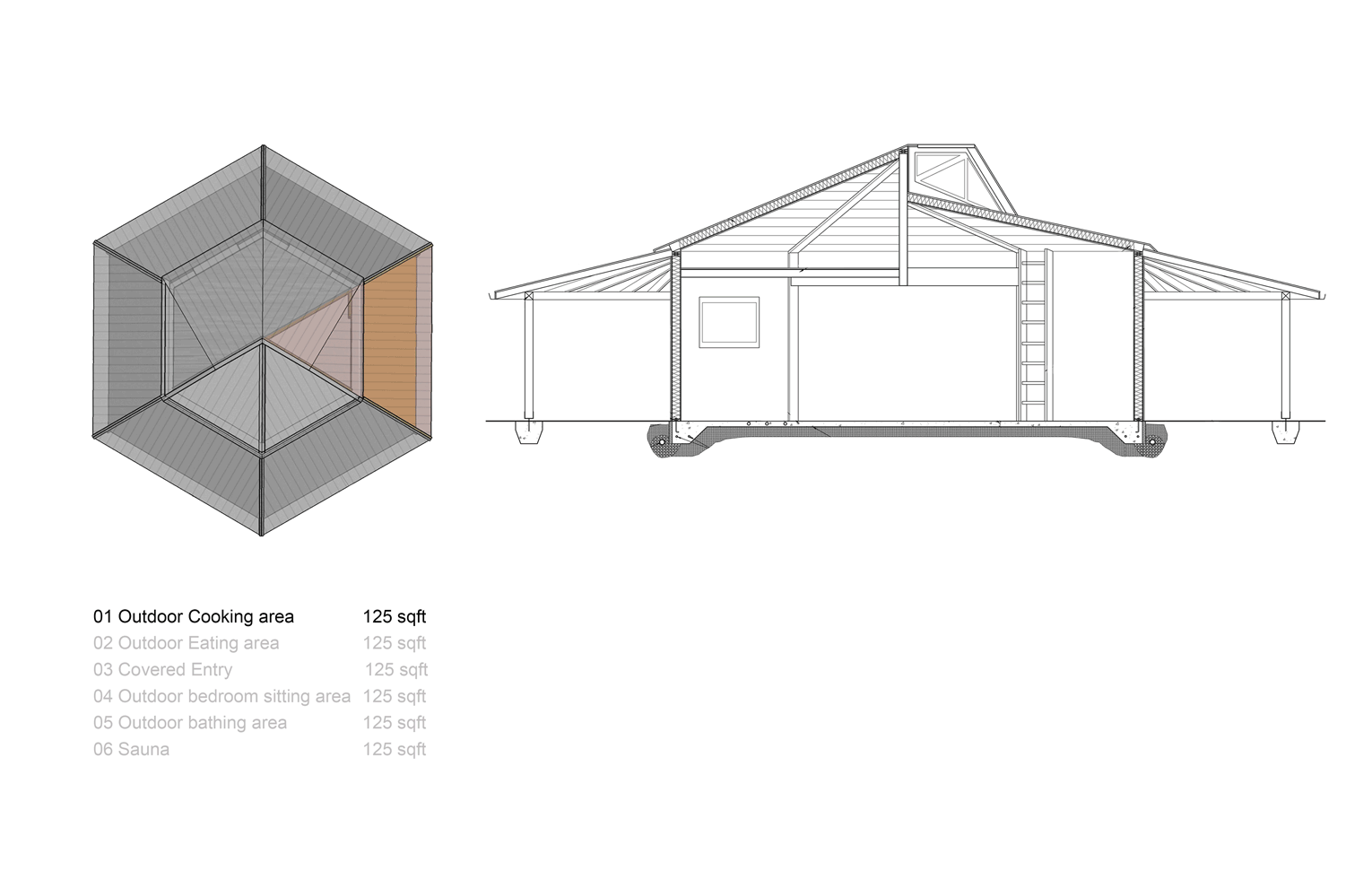 The residential project by Arkitek, is an amalgamation of modern materials, environmentally sensitive construction and a progressive plant palette that evokes a natural site. The house is oriented on the intersection of (3) axes towards a prominent southerly view. This allows for both light and scenic views to permeate each space.