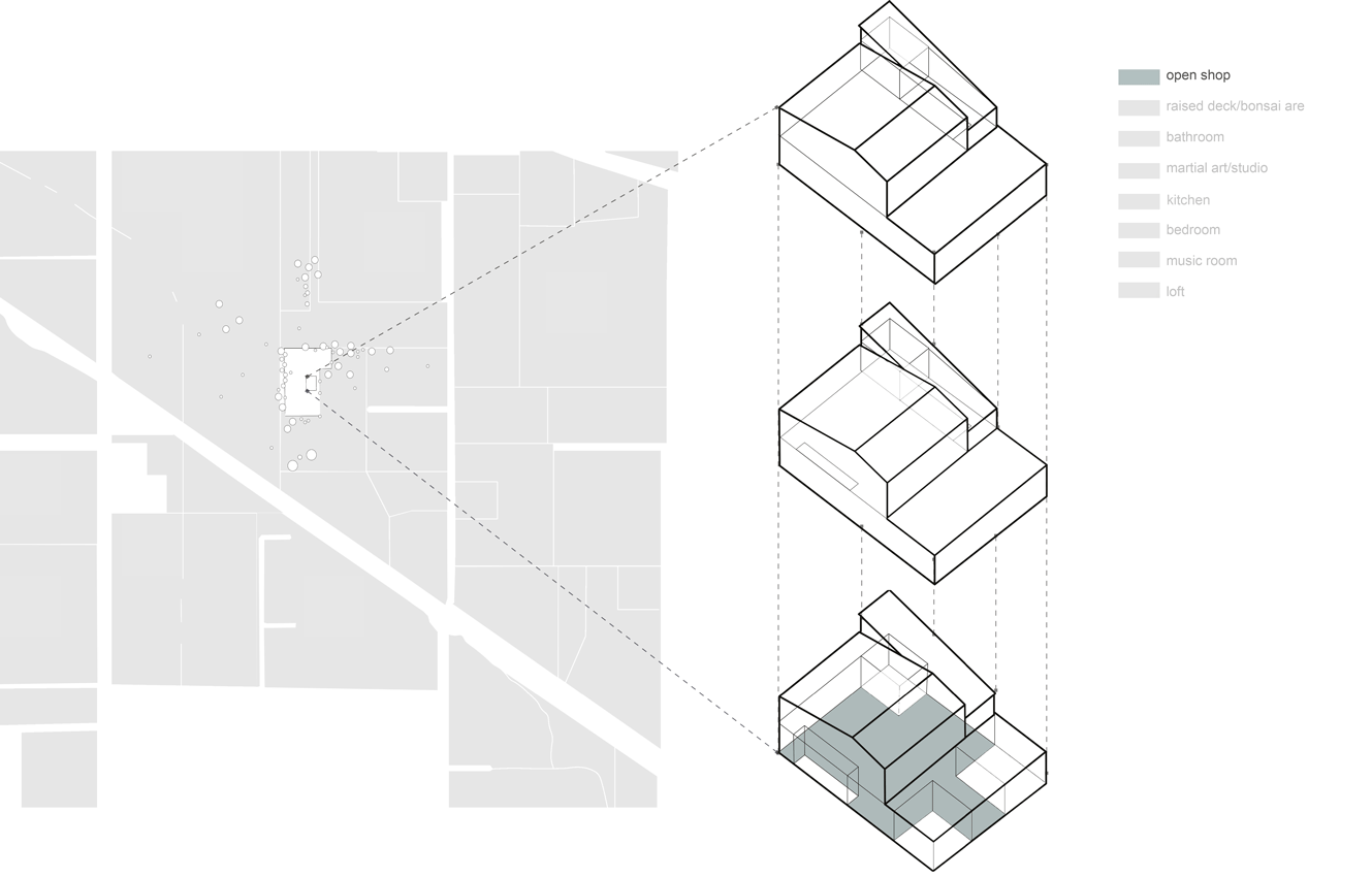 The project by Arkitek is a new studio building located on Normal Avenue in Ashland, Oregon. The structure consists of a pre-engineered metal building system with a partial second-floor mezzanine in addition to the main level floor area.