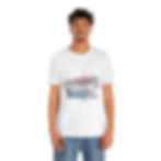 Thumbnail: Red White blue Jersey Short Sleeve Unisex