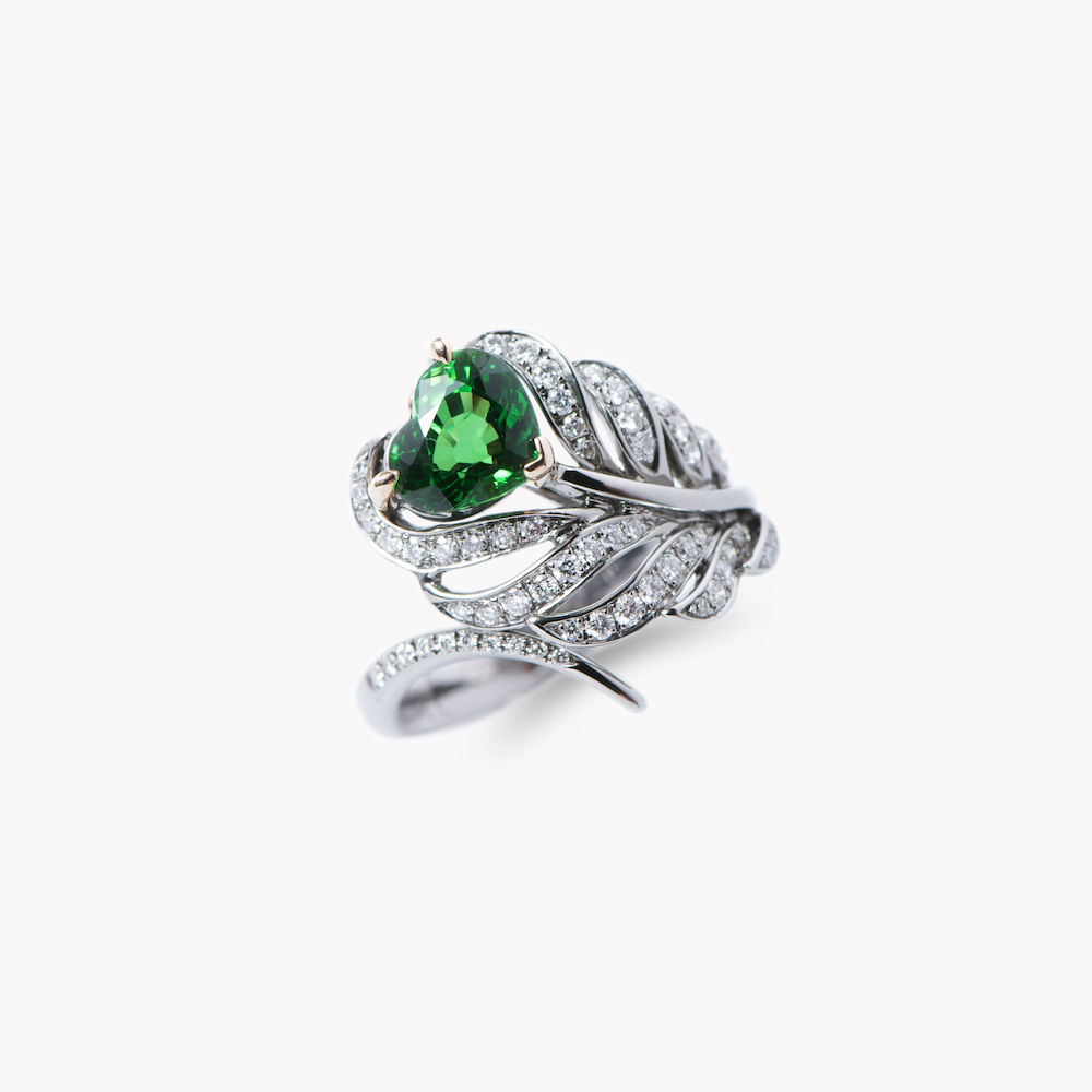 Tsavorite Ring