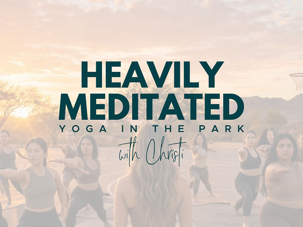 Yoga in the Park with Christi