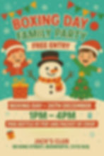 boxing day family party