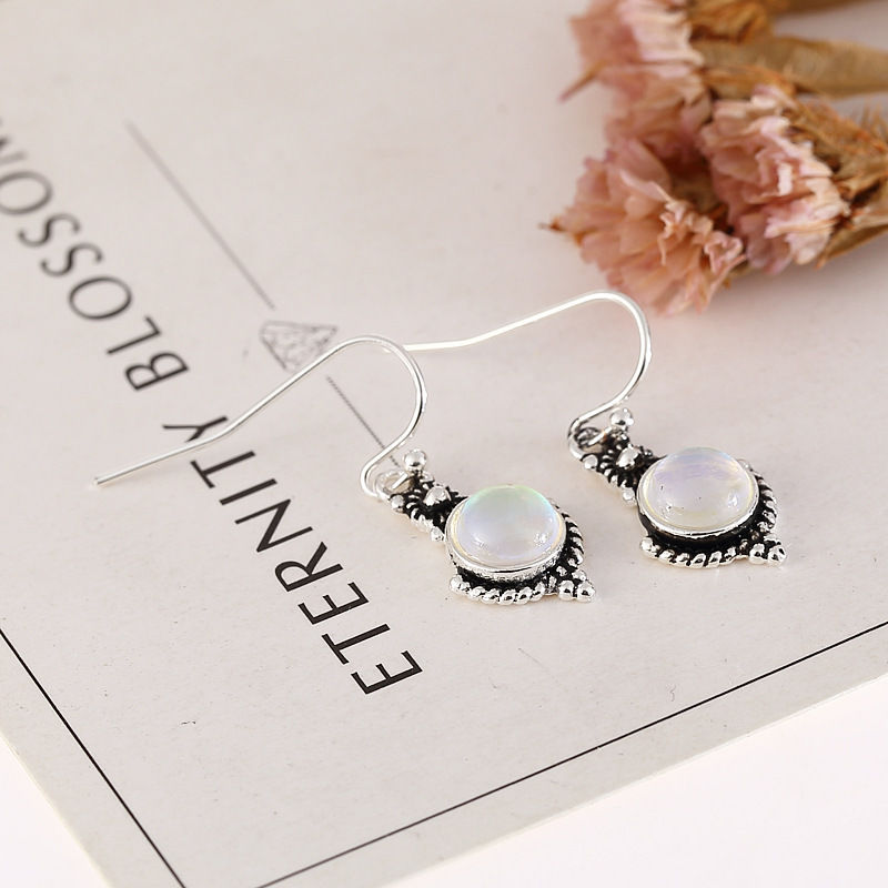 Thumbnail: Moonstone Vintage Earrings