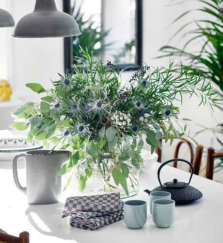 Stylist Table and Plants